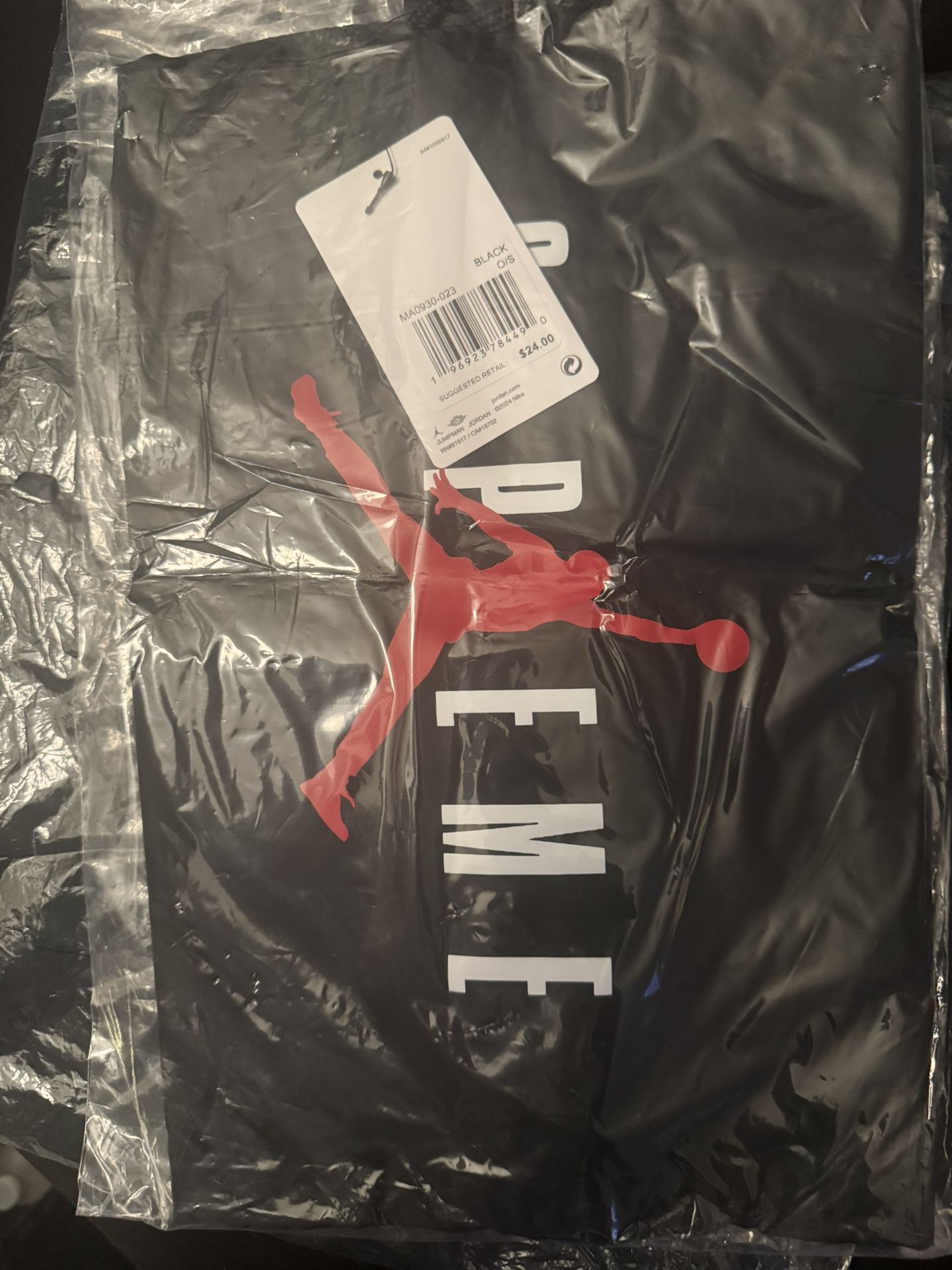 Supreme Jordan Drawstring Bag