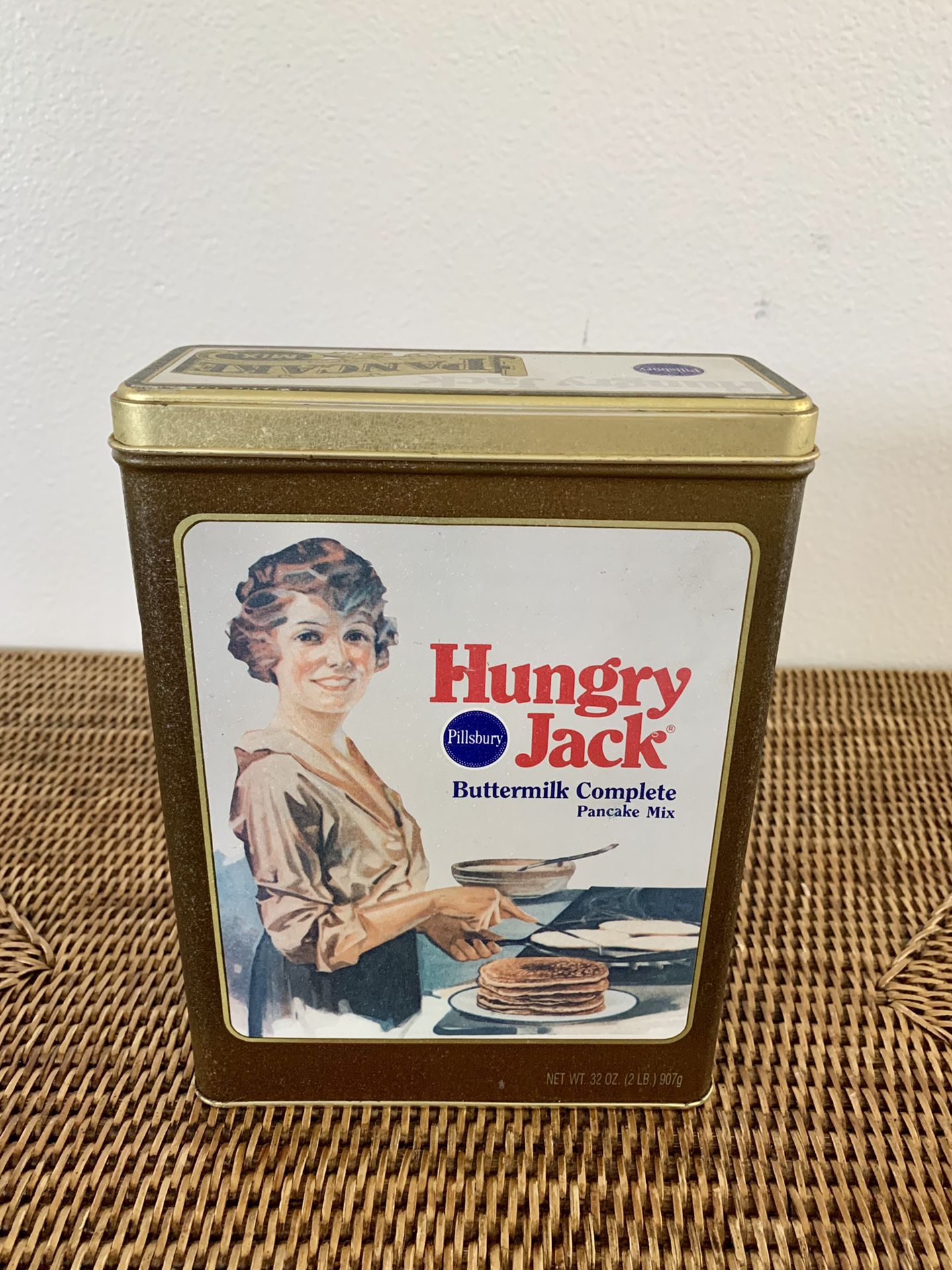 Vintage Pillsbury Hungry Jack Pancake Tin