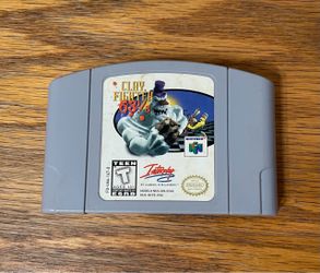 Clay Fighter 63 1/3 for Nintendo 64 n64 video game console system cartridge Cart fighters