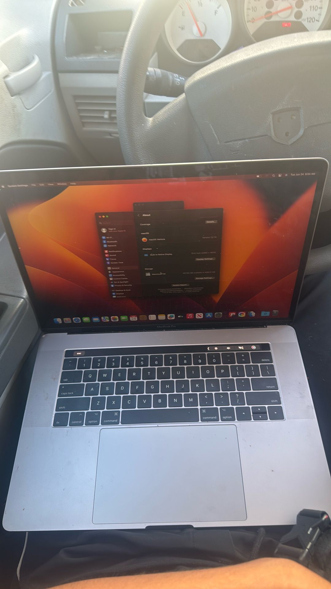 Macbook Pro Model A1707 Apple ID Ready