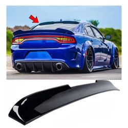Rear Window Roof Spoiler Visor Wing ABS Fit for Dodge Charger SRT/GT/RT/SXT/Scat Pack/Daytona 2015-2023 Gloss Black 