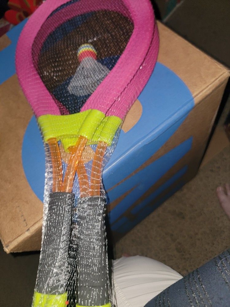 💥NEW LIGHT UP BADMITTEN SET.  FUN TO PLAY IN THE DARK WITH. 
