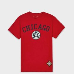NLBM Chicago Giants Short Sleeve Graphic Tee • Red • Size: Large - $15