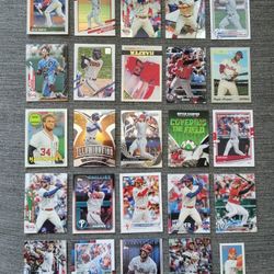 Lot of 25 Total Bryce Harper Baseball Cards MINT Philadelphia Phillies