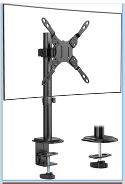 HumanTeck Single Monitor Desk Mount for 13-35 Inch Monitor and TV, up to 22 lbs, Ultrawide Monitor
