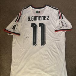 SANTIAGO GIMENEZ SIGNED JERSEY