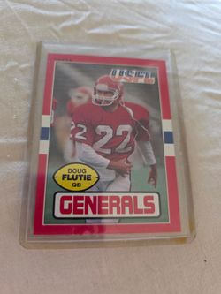 Doug Flutie Topps USFL Generals QB Trading Card