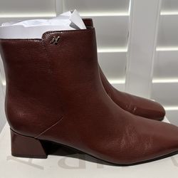 NEW Naturalizer Cappuccino Leather Jada Ankle Boots (Women’s Size 9) - $65