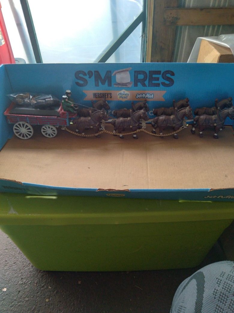 Vintage Budweiser Beer Wagon