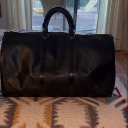 Vintage Authentic Louis Vuitton Keep All 50 Luggage EPI Leather 