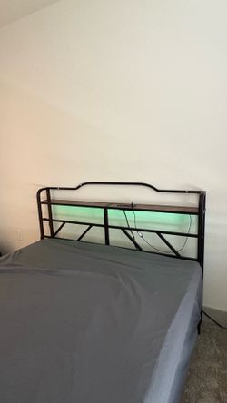 Queen Sized LED LIGHT Bed Frame
