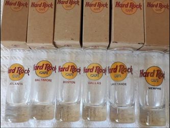 NEW Hard Rock Cafe Shot Glass Collection