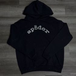 Black Vvs Spyder Hoodie 