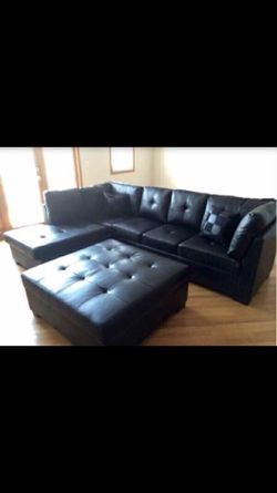 Sectional with pillows!