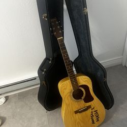 Guitar With Guitar Case 