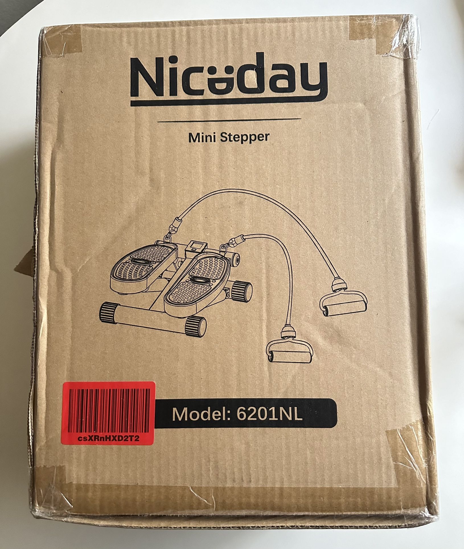 Niceday Steppers for Exercise, Mini Stair Stepper with Resistance Bands at Home Workout Equipment