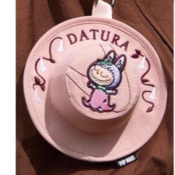 Popmart Labubu  Datura Bucket Hat Mini Bag 
