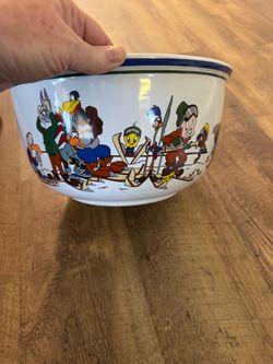Ceramic Looney Tunes Popcorn Bowl