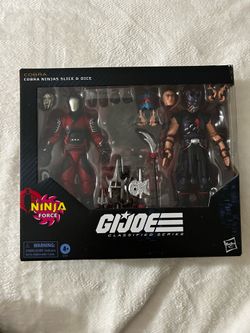 Gi Joe hasbro cobra ninjas slice and dice 2 pack