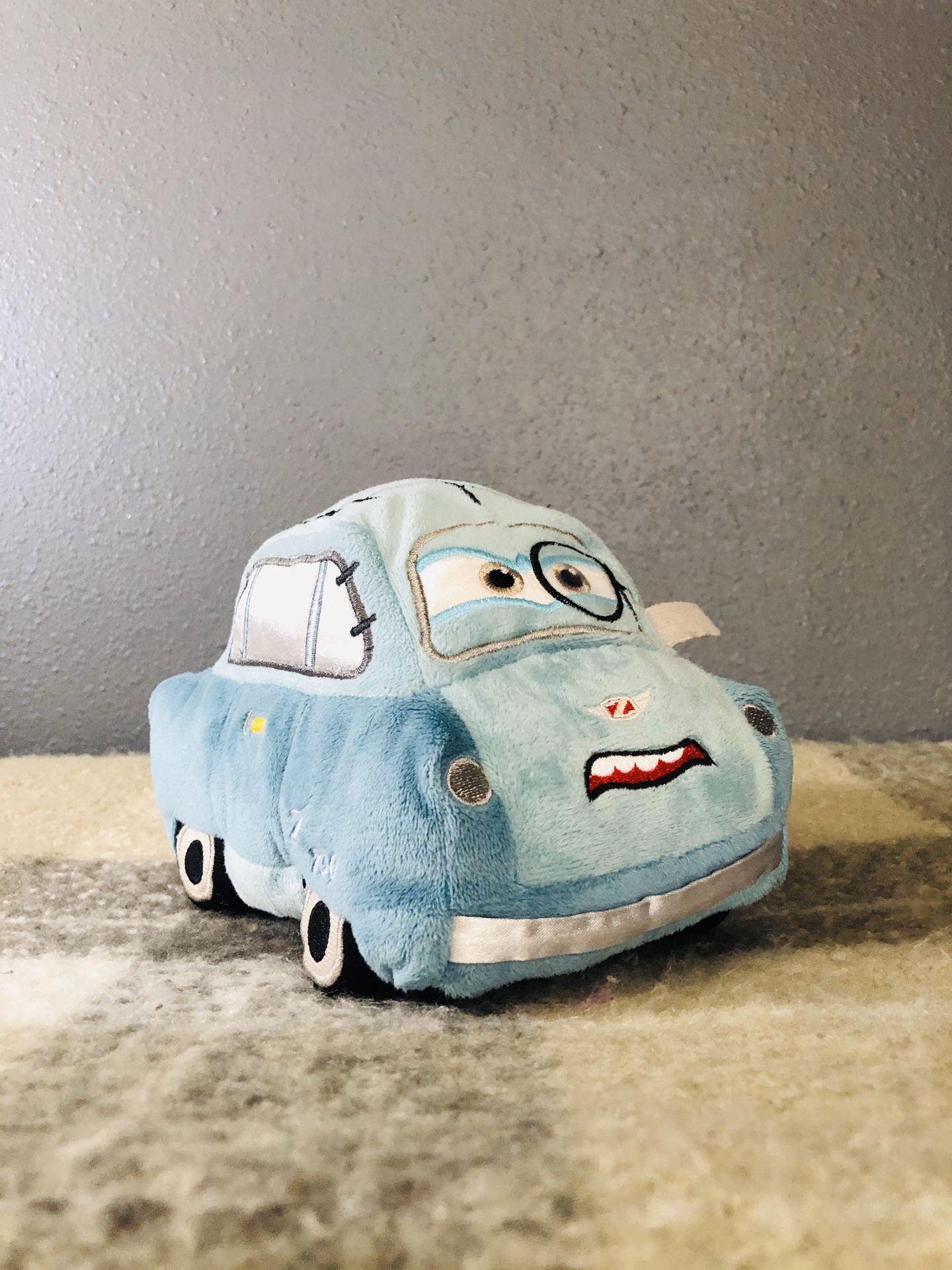 Disney cars movie plush blue stuffed animal