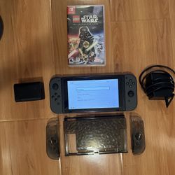 Nintendo Switch V2 HAC-001 (001) With Game And Case