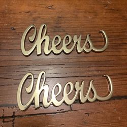 Vintage Clown Figurine And Two Cheers Bottle Openers 