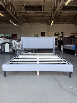 New Queen Bed - No Mattress 