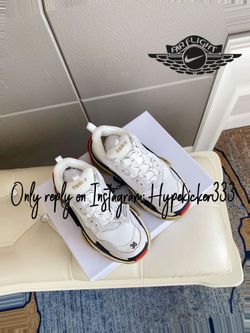 Balenciaga Box Sandals in White