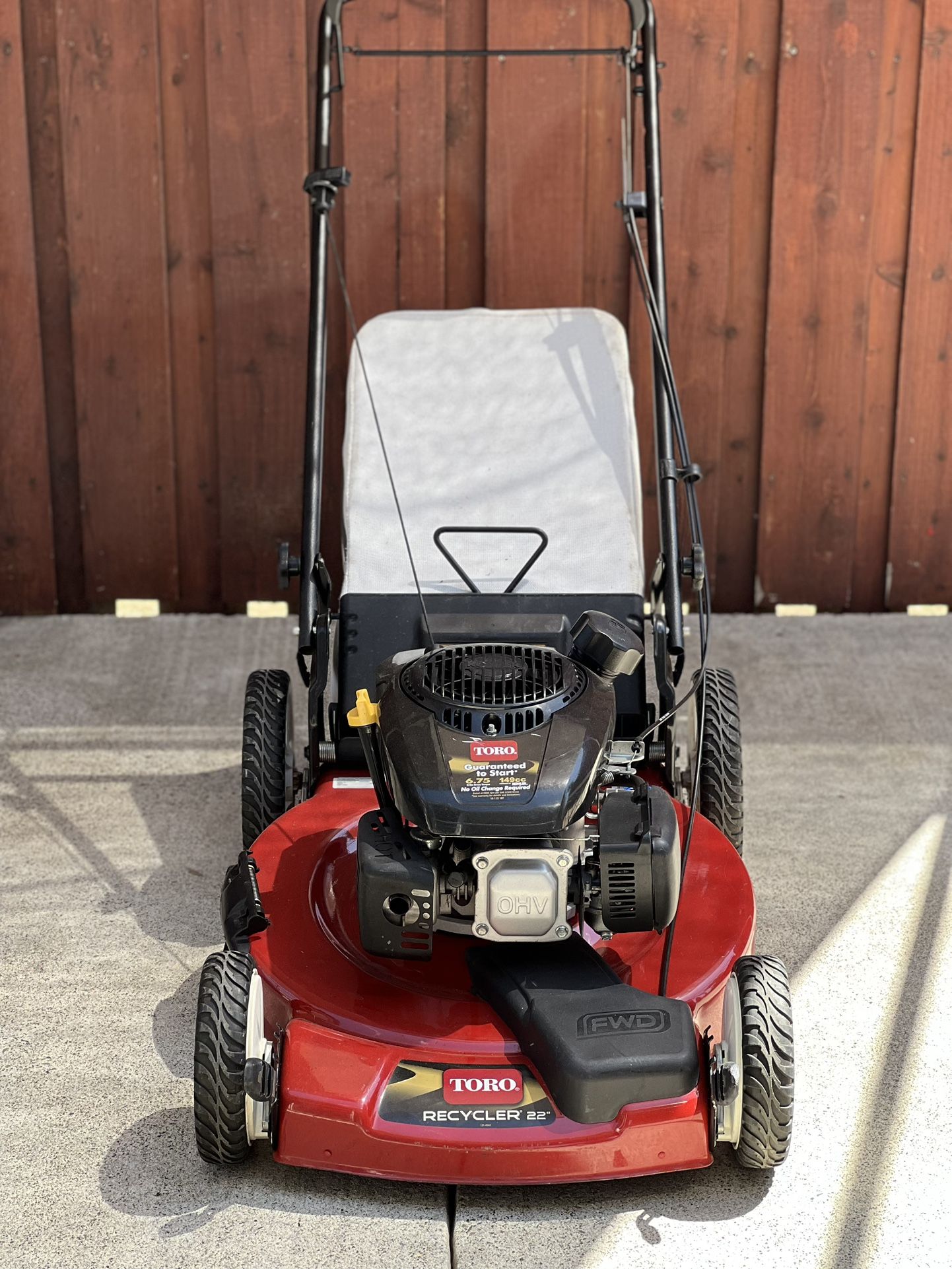 Toro 6.75 Self Propelled Lawn Mower