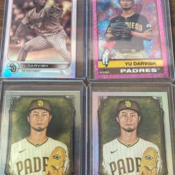 Yu Darvish baseball Card Lot / Singles San Diego Padres 