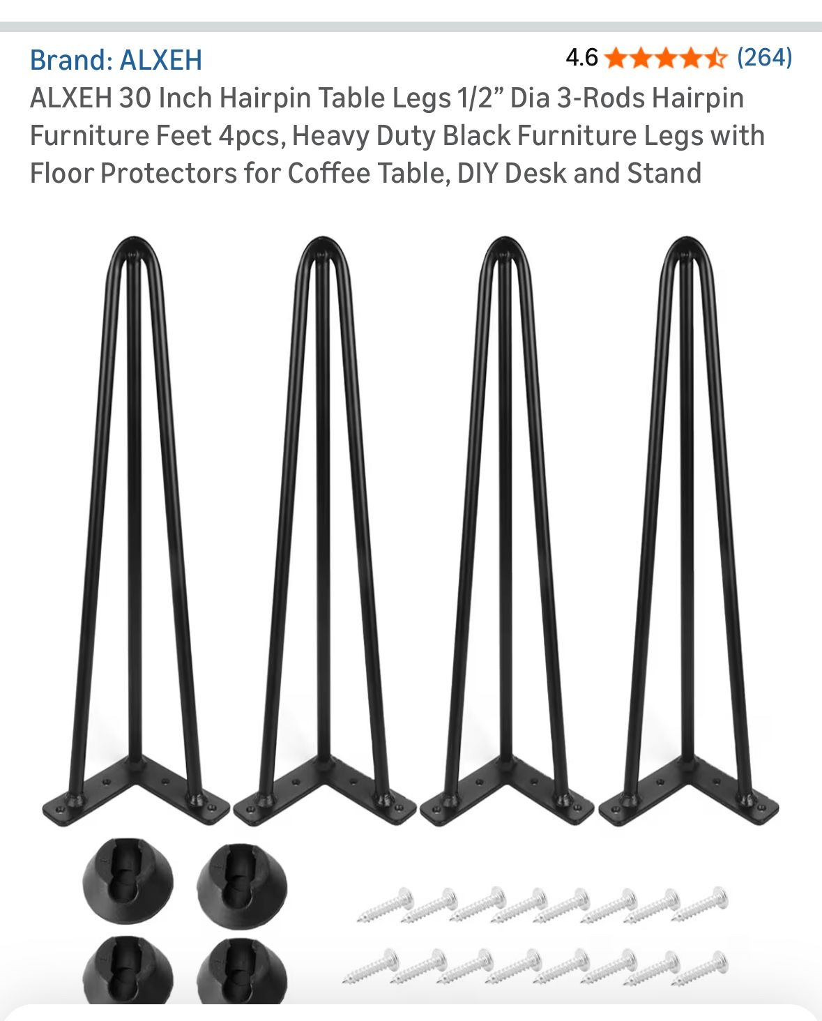 Hairpin Table Legs