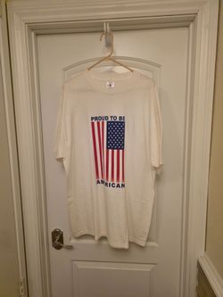 New Americana Tee Shirt.  Great for July 4th. Extra Large Size.
