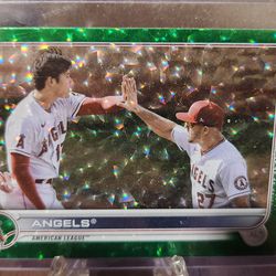 Trout and Ohtani refractor
