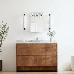 TETOTE Medicine Cabinet 17 X 25 Polished Chrome Bathroom Mirror Medicine Cabinet with Storage Stainless Steel Framed Small Cabinet with Adjustable She