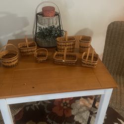 Longaberger Miniature Basket Collection 