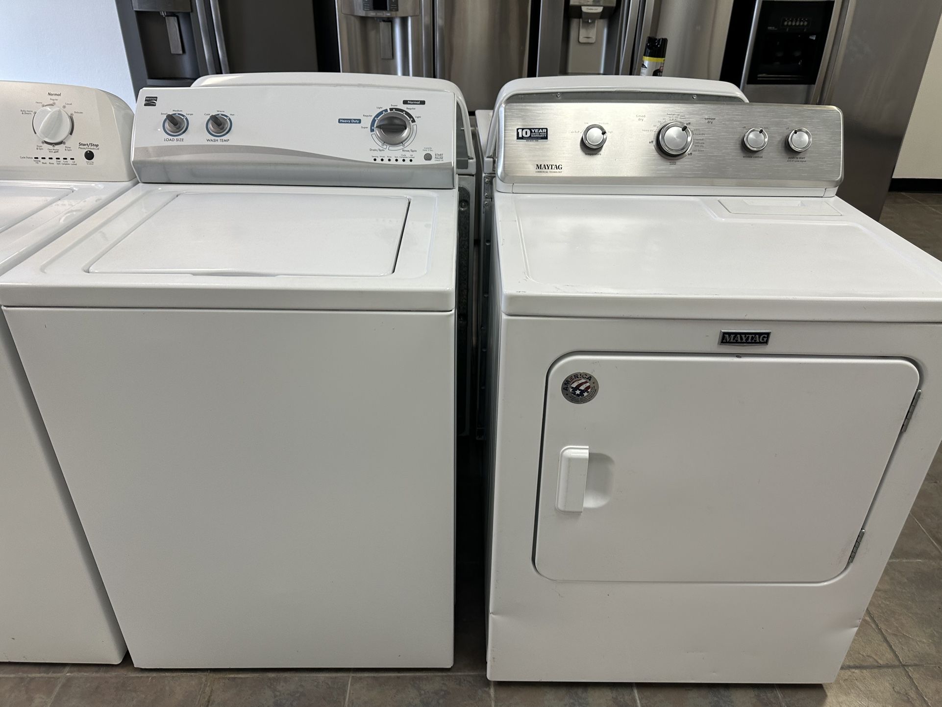 Kenmore Washer And Maytag Electric Dryer