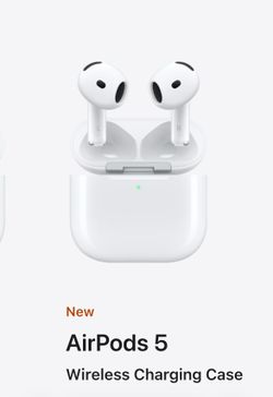 Apple AirPods 5 with Wireless Charging Case