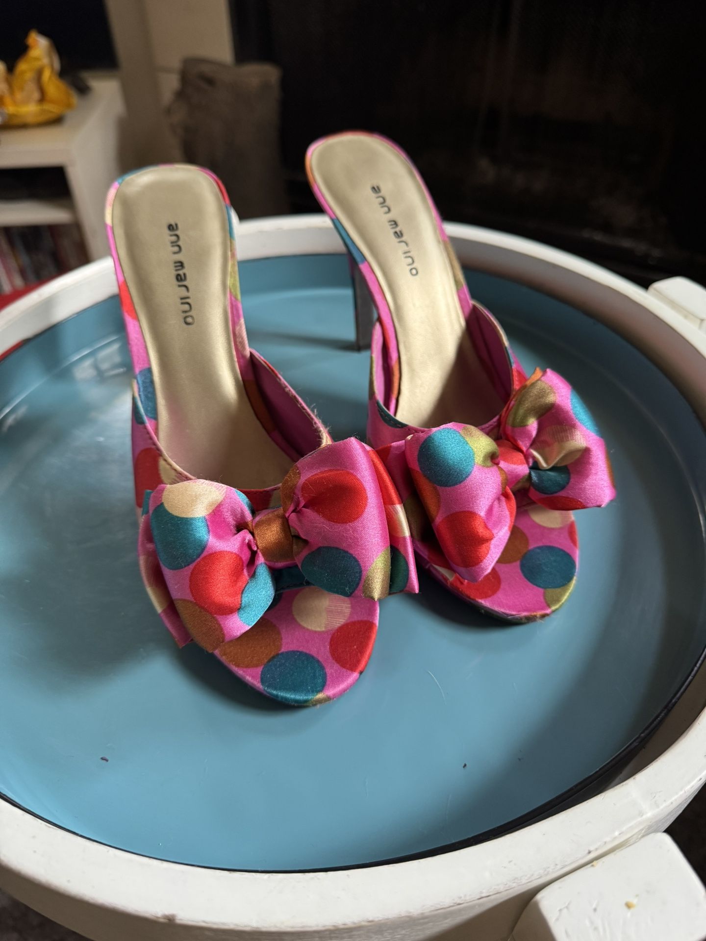 Vintage Ann Marino Pink Heels Size 9
