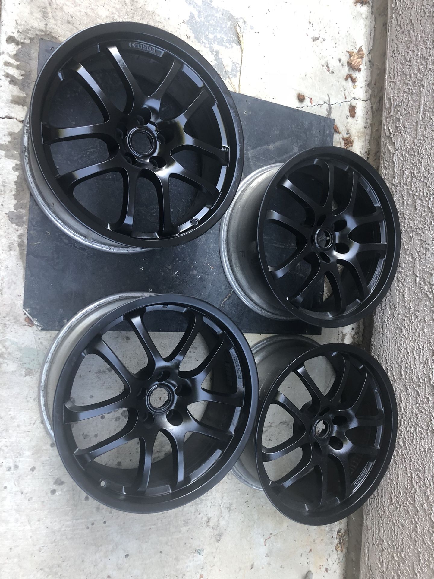 Infiniti 19” G35 Rays Forged Wheels Black 350Z for Sale in Stockton, CA ...