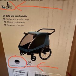 New Double Thule Bike Trailer 