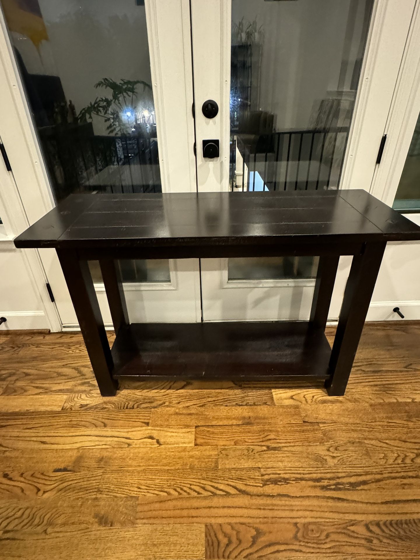 console table - solid wood