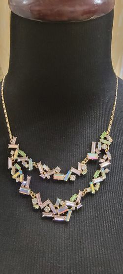 Christian Siriano Bib Necklace and Earrings
