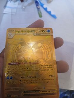 Mega Greninja EX Gold Pokémon Card