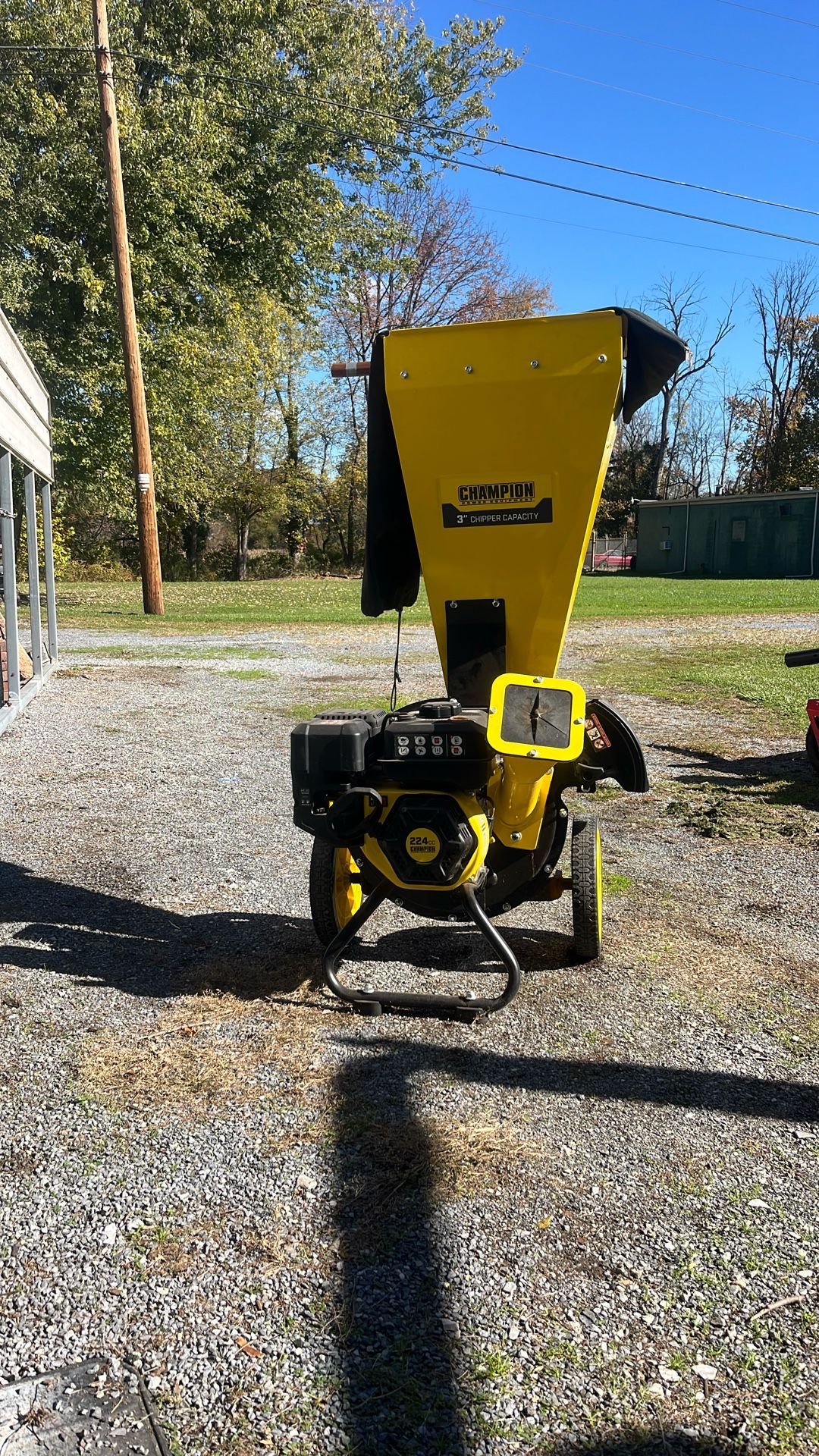 CHAMPION 3” CHIPPER/SHREDDER $400 “FIRM”
