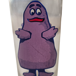 Grimace  McDonald's Vintage 1970's Collectors Series Glass