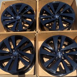 18” Lexus NX300 Factory Wheels Rims Gloss Black New NX