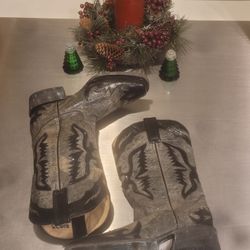 🎁🎄 HO HO HO! Women NEW NWT Sequin Eagle Corral Boots Cute! Cowboy US 7 $299