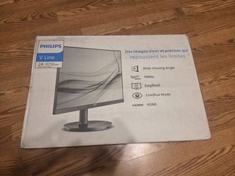 New In Box - Phillips 24 Inch 1080p Monitor 100hz