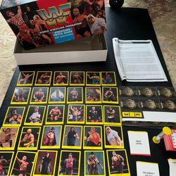 WWF WWE World Wrestling Federation Trivia Game 1997 Complete Full Uncut Belts RC 