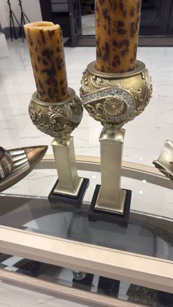 2 Piece Candle holders 